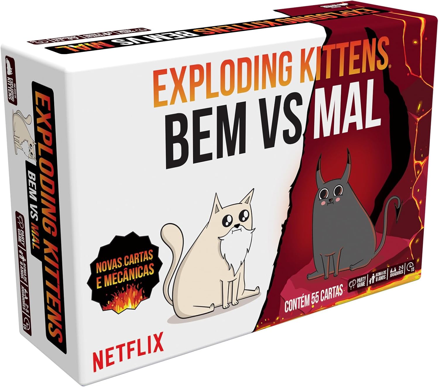 Exploding Kittens: Bem vs Mal