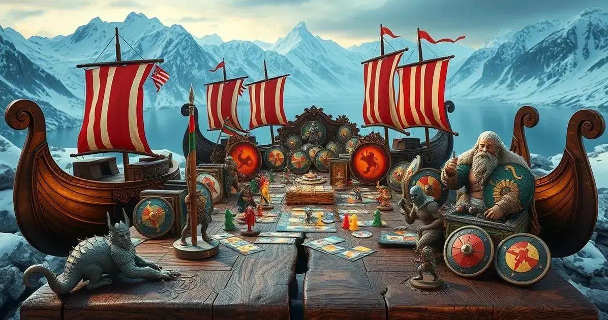 Elementos vikings em jogos de tabuleiro