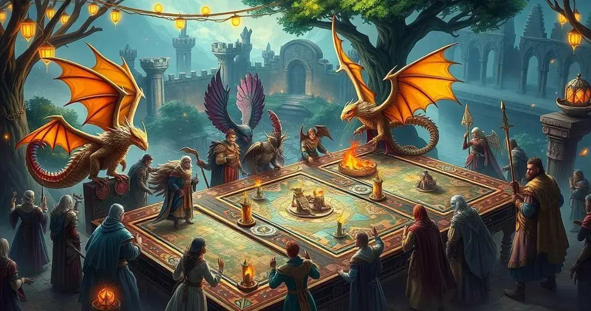 Jogos de Tabuleiro Inspirados em Mitologia e Fantasia: Descubra!