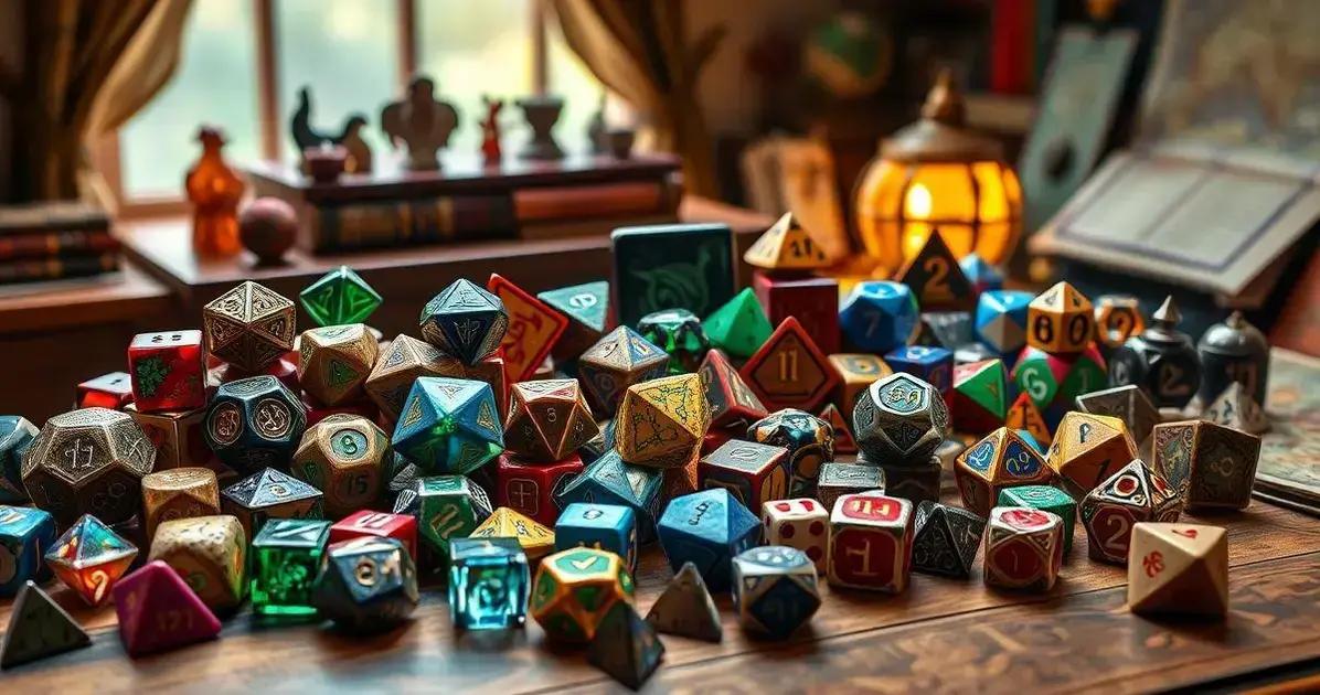 Tipos de dados de RPG mais populares