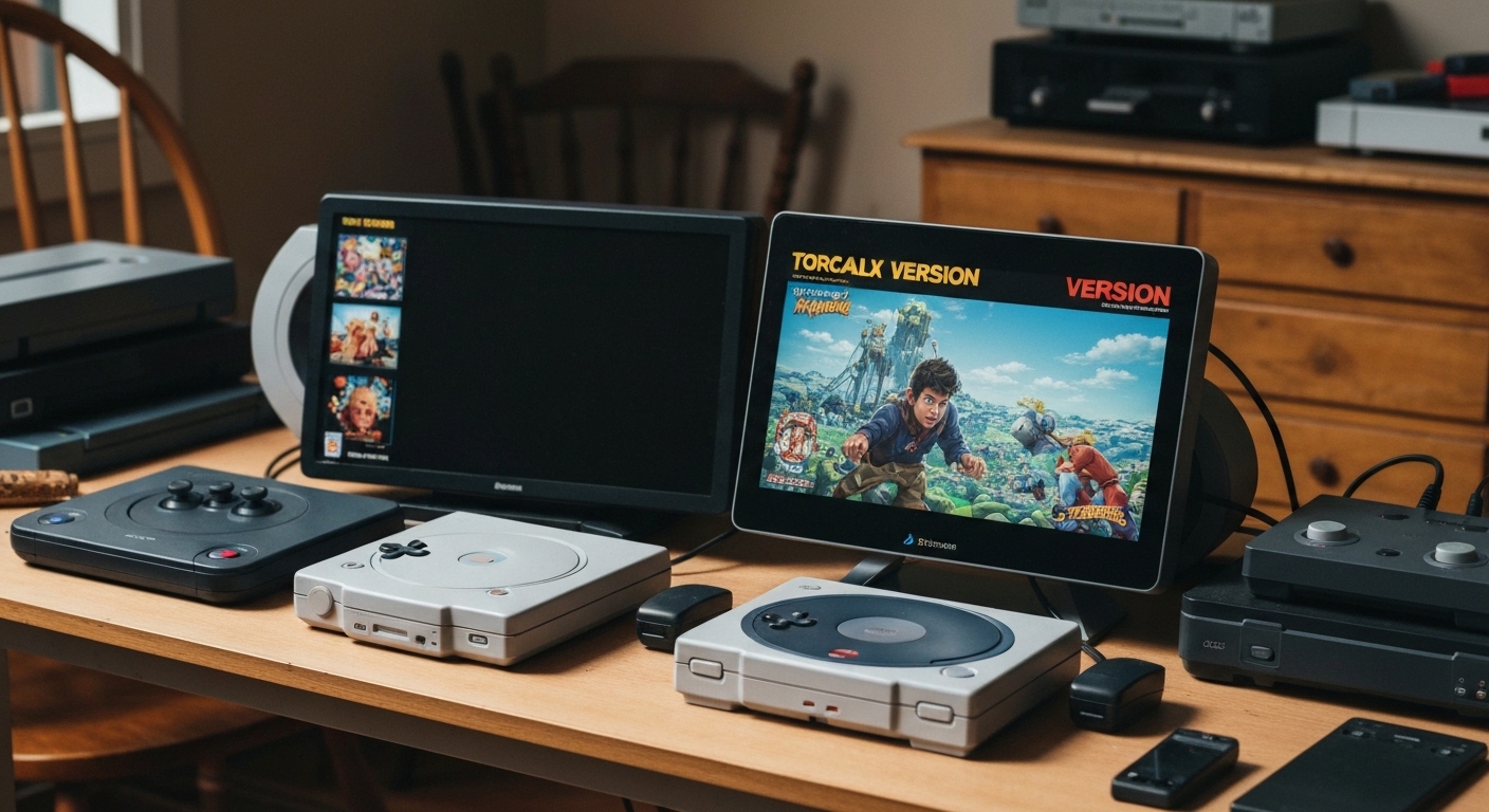 Capa dos jogos Pokémon FireRed e LeafGreen ao lado de um Nintendo Switch.